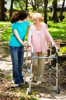 Walking with Grandma Walking with Grandma